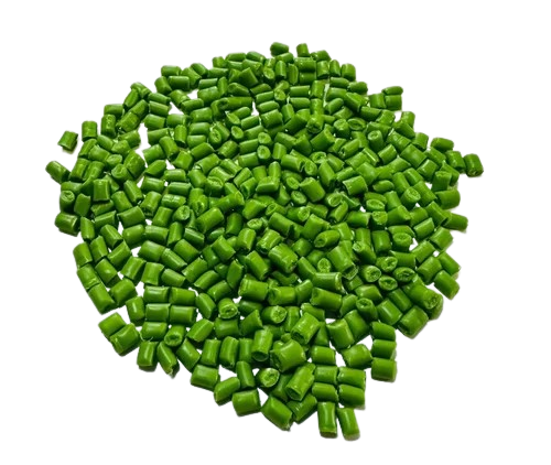 Green PP granules by Labham Polyplast
